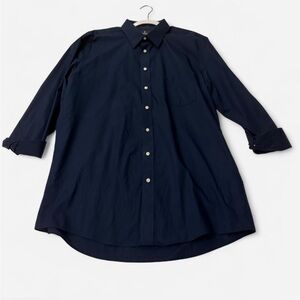 Stafford Dark Blue Dress Shirt